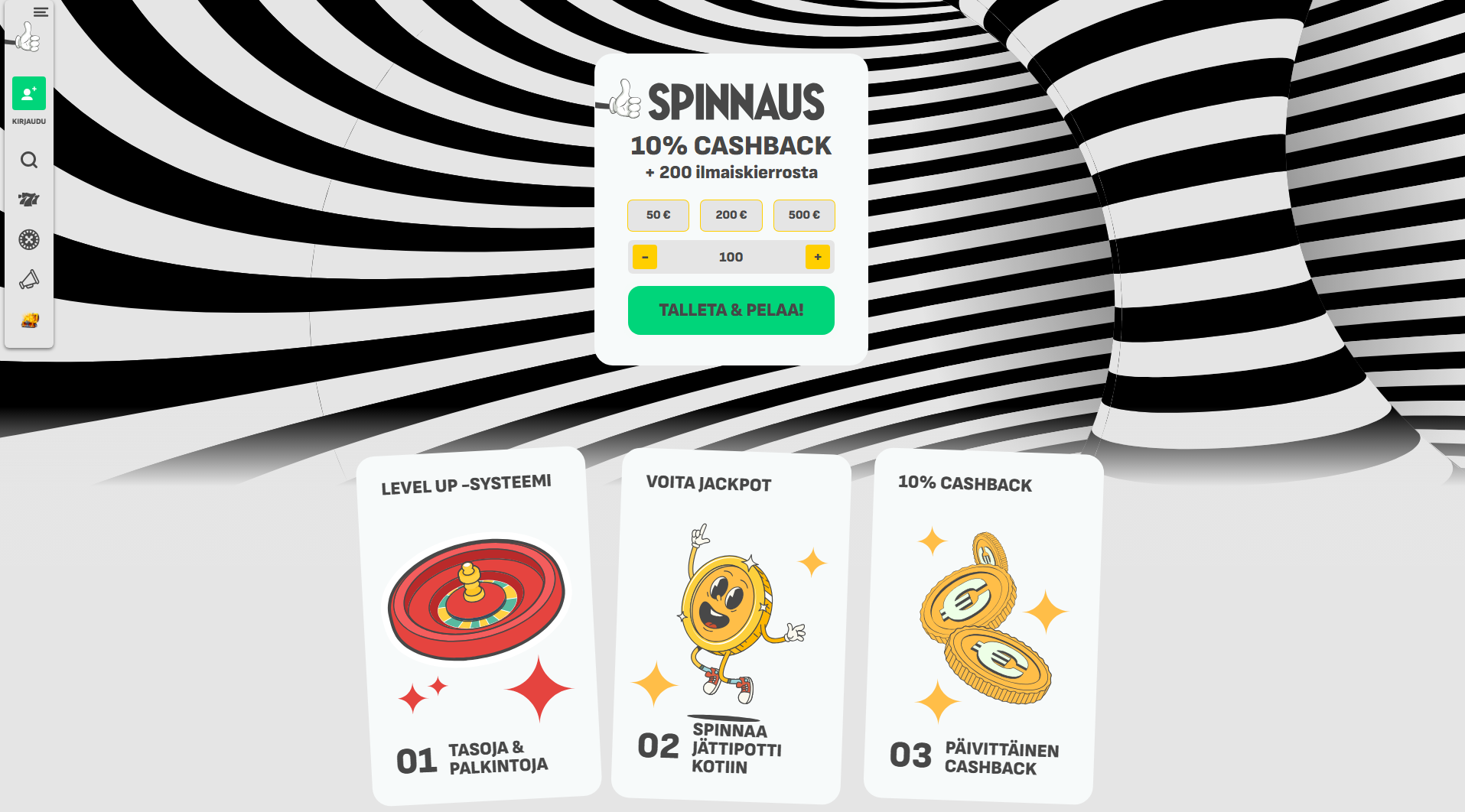 spinnaus casino live